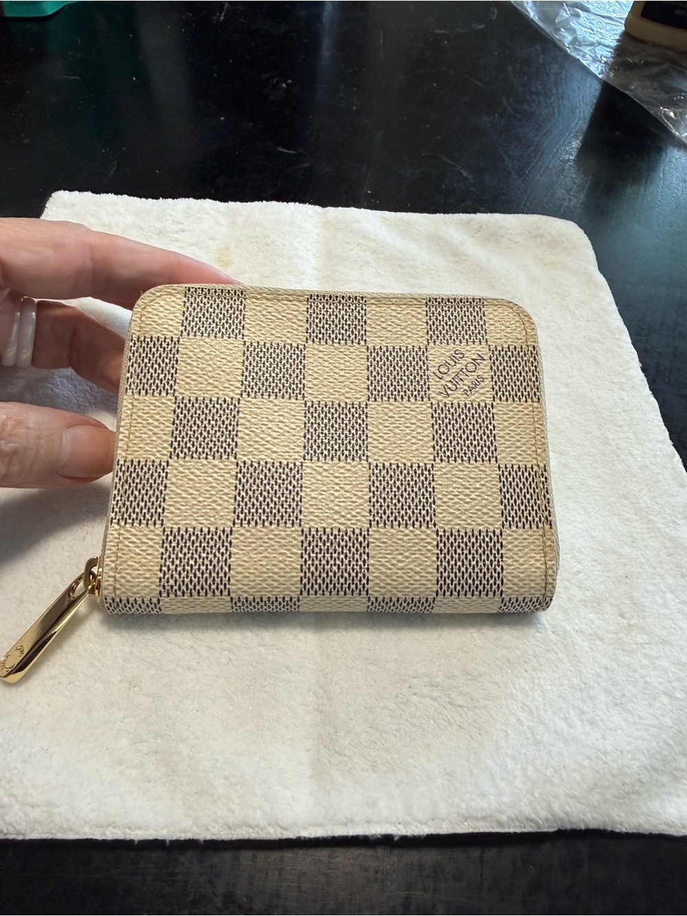 Louis Vuitton Damier Azur Zippy Coin Purse